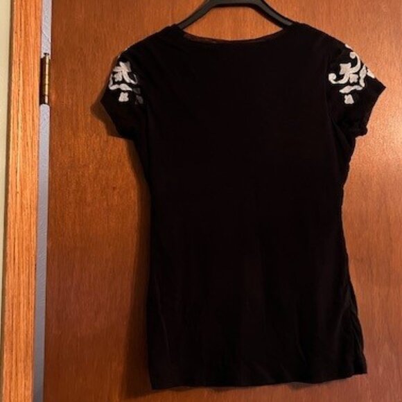 Inc International Concepts Black Women's Top size Medium - Picture 2 of 2